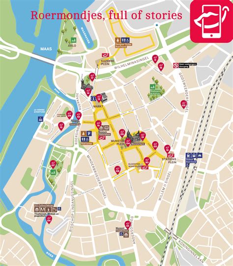 Map of Roermond — Best attractions, restaurants, and.